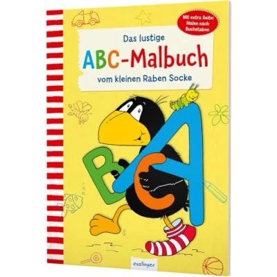 Abbildung von Der kleine Rabe Socke: Das lustige ABC Malbuch vom kleinen Raben Alle Buchstaben spielend lernen