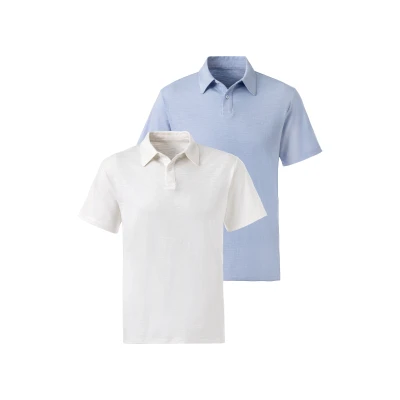 Abbildung von John Devin Poloshirt (Packung, 2 tlg., 2er Pack) aus besonderer slub yarn Qualität