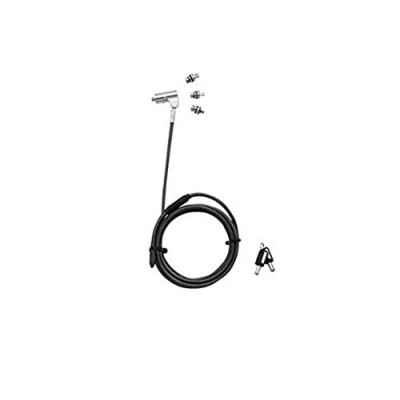 Abbildung von Dicota D31700, 2 m, Schlüssel, PVC, Stahl, Schwarz, Silber