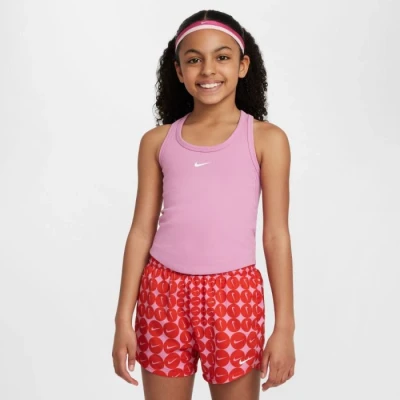 Abbildung von Nike Performance ONE TANK Unisex Top für Kinder, Größe: 116 128, Magic flamingo/white
