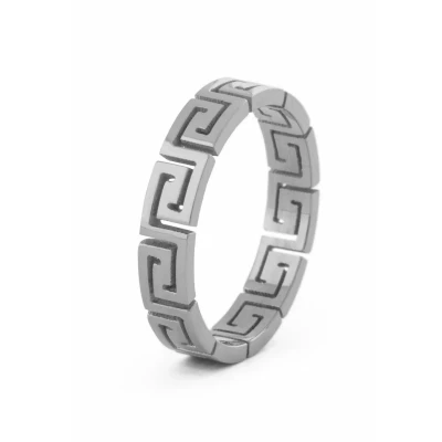 Abbildung von Akitsune Argius Ring silvercoloured, Größe: 59, Silver coloured