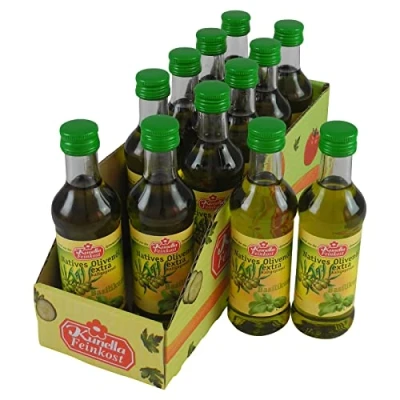 Abbildung von Kunella Natives Olivenöl extra kaltgepresst Basilikum 12er Pack (12 Flaschen à 100 ml)