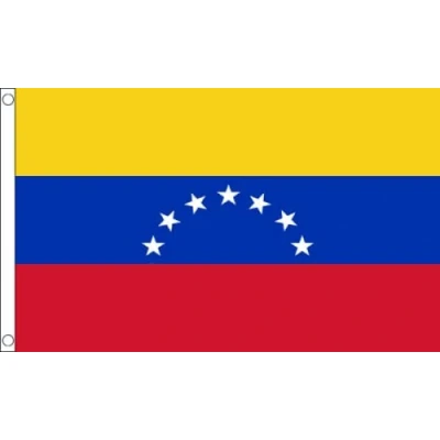 Abbildung von AZ FLAG Flagge Venezuela Alt 90x60 cm Bolivarische Republik Fahne 100% Polyester mit Messing Ösen 50g