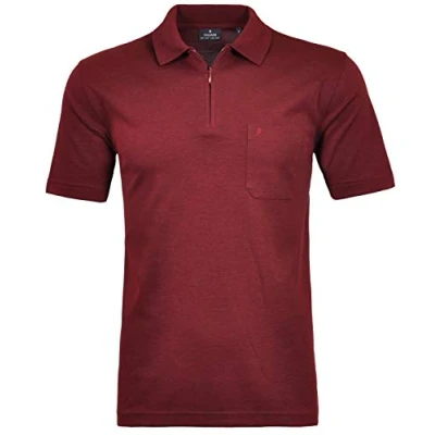Abbildung von RAGMAN Herren Kurzarm Poloshirt, Rot, Gr. XXL