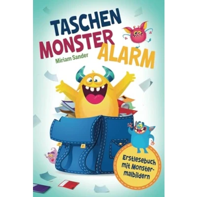 Abbildung von Taschenmonsteralarm Erstlesebuch mit Monstermalbildern: Interaktives Kinderbuch lustigen Monstergeschichten. Ein monsterstarkes Lesebuch zum Lesen lernen für Kinder ab 6 Jahren.