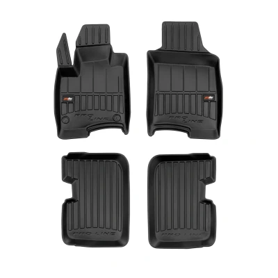 Abbildung von FROGUM proLine 3D 3D409934 Fußmattensatz Gummi vorne und hinten 4 schwarz Maßgefertigt FIAT: Panda III Schrägheck