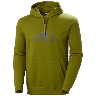 Abbildung von Herren Helly Hansen Nord Graphic Pull Over Hoodie, Grün, S