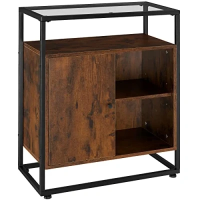 Abbildung von tectake Sideboard Conventry (Kommode, Montagematerial, Montageanleitung), Höhenverstellbare Kunststofffüße