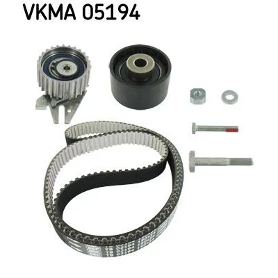 Abbildung von SKF VKMA 05194 Zahnriemensatz 190 mit Befestigungsmaterial trapezförmigen Zahnprofil OPEL: Zafira B, Astra H Caravan, Signum CC