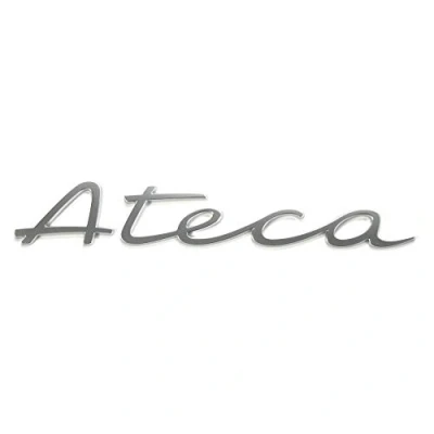 Abbildung von Seat 575853687D3Q7 Schriftzug Ateca Heckklappe Emblem Logo silber