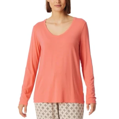 Abbildung von Schiesser MIX Relax Nachtwäsche Shirt, Damen, Größe: 3XL, Pfirsich