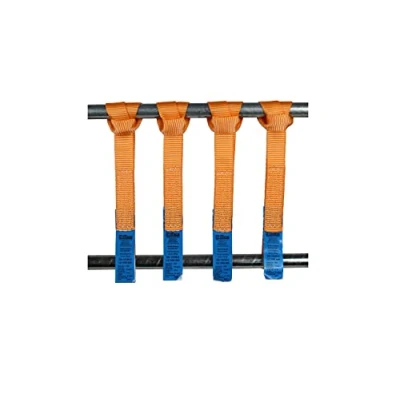 Abbildung von 4 Gurtschlaufen Doppelschlaufe Spanngurt für Motorrad Motorradspanngurt Twisted ORANGE