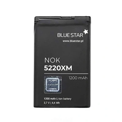Abbildung von Bluestar Akku Ersatz kompatibel mit Nokia 3720/6030 / 6730 1200 mAh Austausch Batterie Accu BL 5CT
