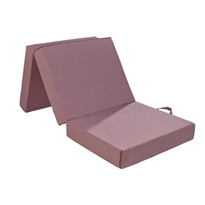 Abbildung von Traumnacht Gästematratze de Luxe mit hochwertiger Viscoauflage ohne Husse, 75 x 195 14 cm, rosa, produziert nach deutschem Qualitätsstandard