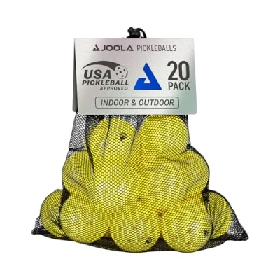 Abbildung von JOOLA Pickleball Primo Balls 3 Sterne hochwertige Outdoor und Indoor Spiel Bälle mit USAPA Zertifizierung, 26 Gramm, 74 mm Durchmesser, gelb, 20 St.