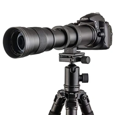 Abbildung von Fotga 420 800mm f/8.3 16 Super Tele Zoom Objektiv Teleobjektiv Zoomobjektiv Vario Lens für Sony E Mount Kamera A6000 A6300 A6500 A7 A7S A7R II III A9 Mirrorless Kamera, Manuelle