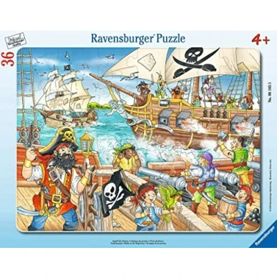 Abbildung von Ravensburger Puzzle Schlacht auf hoher See 36 Teile, Puzzleteile