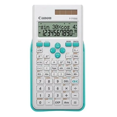 Abbildung von Canon F 715SG WHB Wissenschaftlicher Rechner 10 Stellen + 2 Exponenten 250 Funktionen