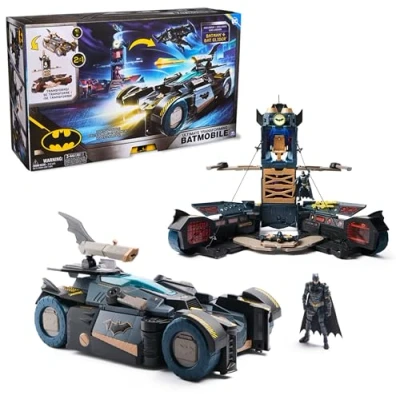 Abbildung von Batman DC Universe Comics Rinkinys Batmobile Ultimate Transforming + 10 cm figūrėlė Light Sound