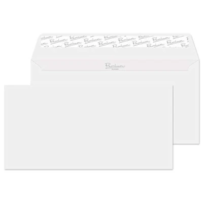 Abbildung von Premium Business 36882 Briefumschläge Haftklebung Diamant Weiß Glättend DL 110 x 220 mm 120g/m² 500 Stück