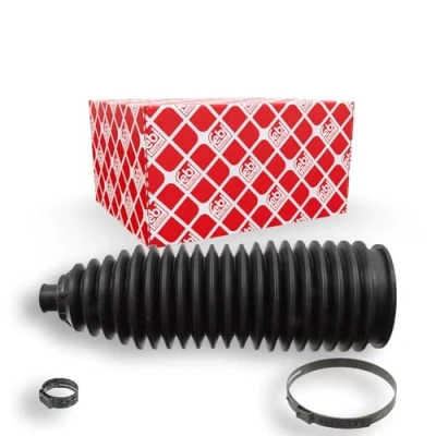 Abbildung von FEBI BILSTEIN 101695 Faltenbalgsatz, Lenkung Thermoplast Vorderachse links, rechts mit Schellen RENAULT: GRAND SCENIC 3, 3