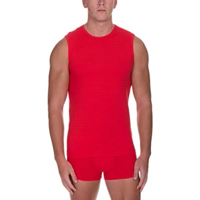 Abbildung von Bruno Banani Herren Tanktop Check Line 2.0 Unterhemd, Rot (Rot Karo 1070), Small (Herstellergröße: S)
