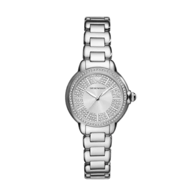 Abbildung von Emporio Armani MIA Uhr silvercoloured, Damen, Größe: One Size, Silver coloured