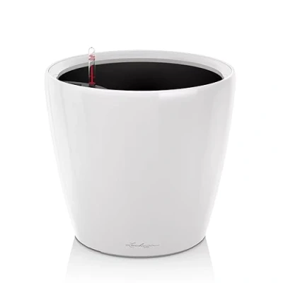 Abbildung von Lechuza Pflanztopf Classico LS 28 weiß Hochglanz 16040