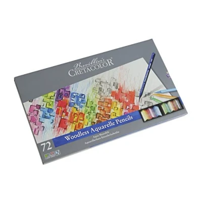 Abbildung von CRETACOLOR 250 72 Aqua Monolith Aquarellierbarer Vollminen Künstlerstift Farben