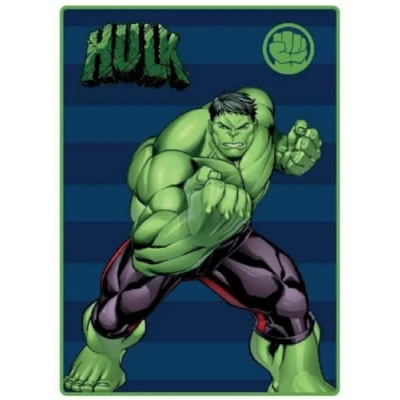 Abbildung von arlis Hulk Marvel Fleecedecke, 100 x 140 cm (Plaid Marvel)