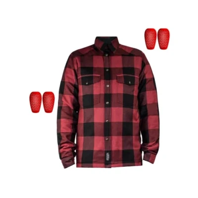 Abbildung von John Doe Lumberjack Motoshirt Jacke rot M Herren