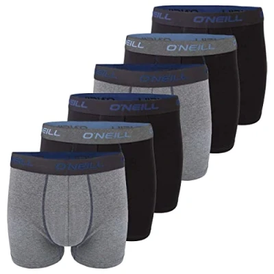Abbildung von O&#039;Neill 6 PACK Panties, Herren, Größe: Medium, grey charcoal black