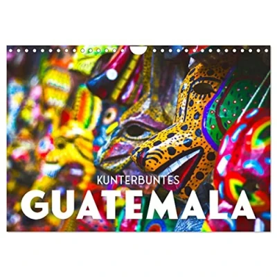 Abbildung von Kunterbuntes Guatemala (Wandkalender 2025 DIN A4 quer), CALVENDO Monatskalender