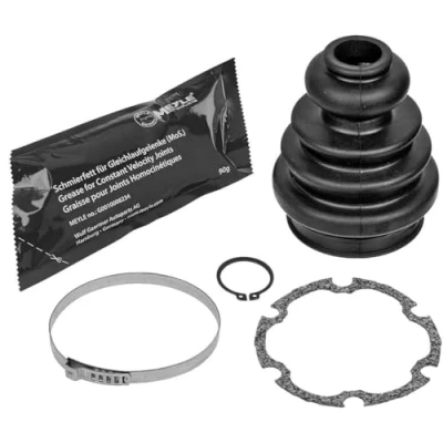 Abbildung von MEYLE 100 498 0082 Achsmanschette getriebeseitig, Vorderachse Gummi ORIGINAL Quality VOLKSWAGEN: Transporter 4 Pritsche / Fahrgestell
