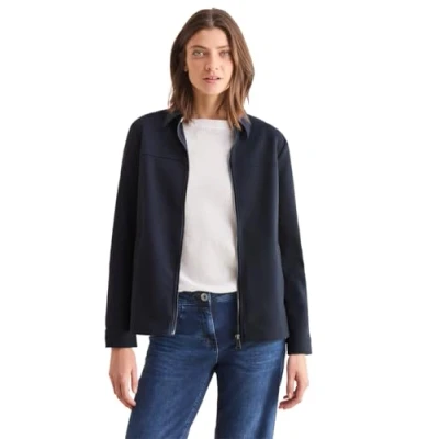 Abbildung von Cecil Kuschelige Leichte Jacke, Damen, Größe: Large, Blau