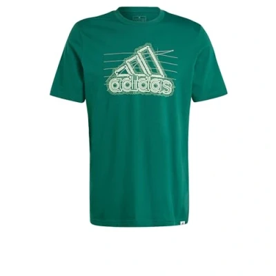 Abbildung von adidas Sportswear M Growth BOS T Tshirt print, Herren, Größe: Small, Collegiate green