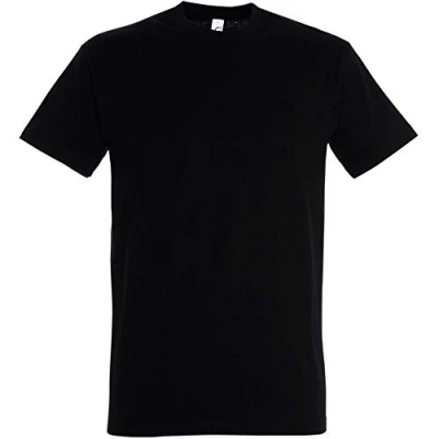 Abbildung von Sols Imperial Herren T Shirt mit kurzen Ärmeln, Schwarz , XL