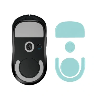 Abbildung von kwmobile Aufbewahrungstasche Mouse Feet Sticker für Logitech G PRO X Superlight 2 (1 tlg), Ersatz Glider Mausfüße passgenau Glides in Grün