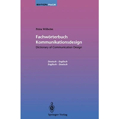 Abbildung von Fachwörterbuch Kommunikationsdesign / Dictionary of Communication Design: Design (Edition PAGE)
