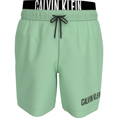 Abbildung von Calvin Klein Swimwear Medium Double Badeshorts für Kinder, Größe: 140 152, Pastel green