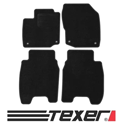Abbildung von TEXER Textil Fußmatten Passend für Honda Civic IX Diesel Bj. 2012 2016 ANTHRAZIT