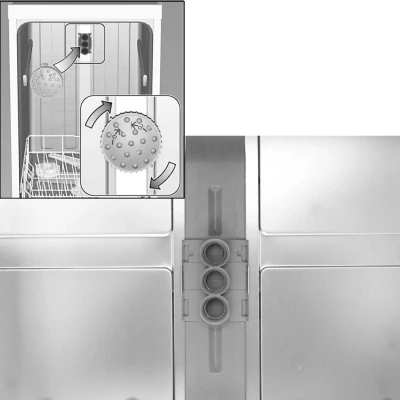 Abbildung von Bosch Siemens 00612114 Sprühkopf Geschirrspüler backblechsprühkopf