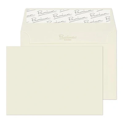 Abbildung von Blake Premium Business 35880 Briefumschläge Haftklebung Alt Weiß Wove C6 114 x 162 mm 120g/m² 500 Stück