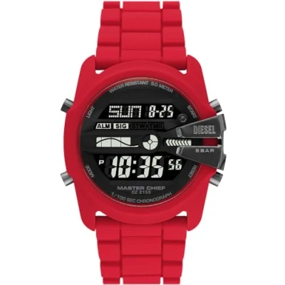 Abbildung von Diesel Master Chief Digitaluhr, Herren, Größe: One Size, Red