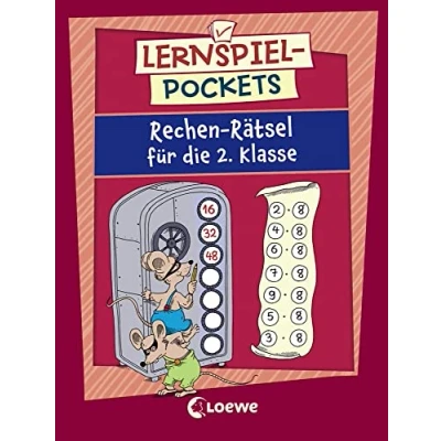 Abbildung von Lernspiel Pockets Rechen Rätsel für die 2. Klasse: Matherätsel Kinder ab 7 Jahre