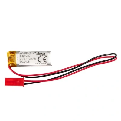 Abbildung von Akyga LP401230 Batteriepack Batteriegröße: Spezialbatterie LiPo 3,7 V 110 mAh