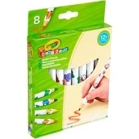 Abbildung von Crayola Mini Kids Buntstifte Kinder, Malstifte Set für Kleinkinder in 8 Farbtönen, Dicke zum Malen, Bastel Set, Stifte mit Gummispitze, ab 1 Jahr