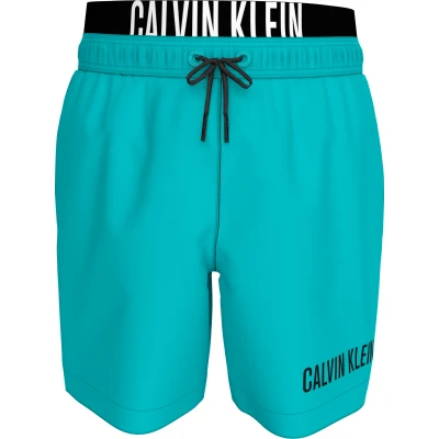 Abbildung von Calvin Klein Swimwear Medium Double Badeshorts für Kinder, Größe: 128 140, Blue punch