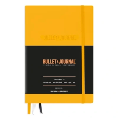 Abbildung von LEUCHTTURM1917 371205 Bullet Journal Edition 2, Notizbuch Medium (A5), Hardcover, 206 nummerierte Seiten, 120 g/m² Papier, dotted, Yellow24