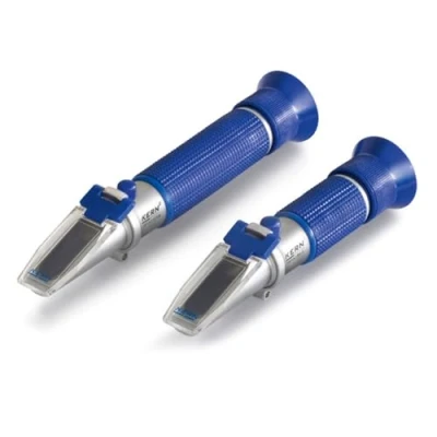 Abbildung von KERN Optics Analog Refraktometer mit ATC, Anwendungsbereich Zucker, Blau, 0 20% Brix Skala, 0.1% Teilung